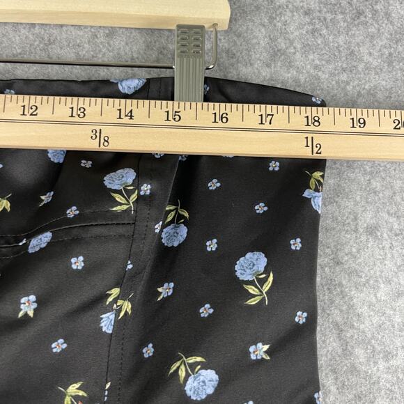 Revolve WeWoreWhat Strapless Peplum Ditsy Floral Mini Dress Women 16 Matte Satin - Picture 9 of 16